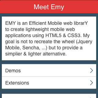 Emy default theme